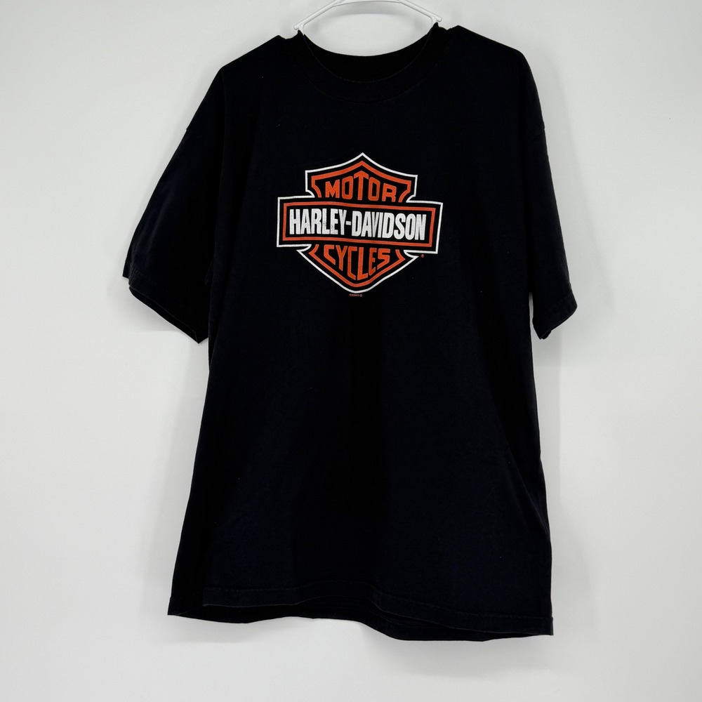 Harley Davidson Maui Hawaii T-Shirt Mens XL Black 2004 Holoubek Made in USA